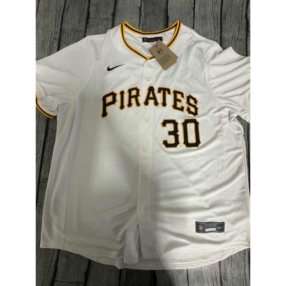 NWT Nike Authentic Pittsburgh Pirates Paul Skenes #30 White Home Jersey XXL 2X